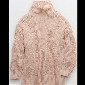 Aerie Oversized Chenille Turtleneck Sweater